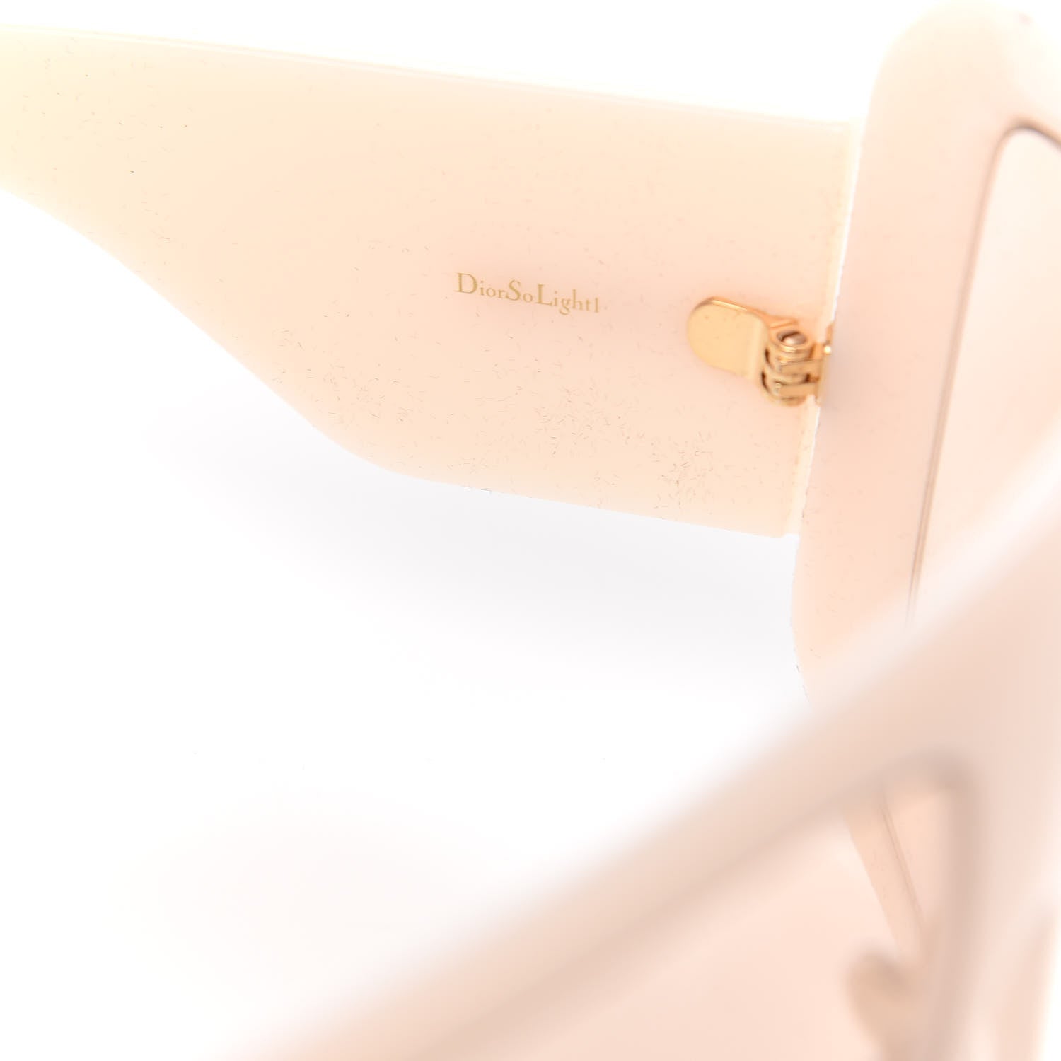 Christian Dior Acetate DiorSo Light 1 Shield Sunglasses Ivory 5 of 8