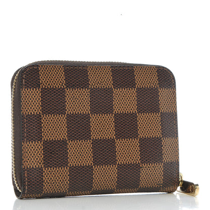 Louis Vuitton Damier Ebene Zippy Coin Purse 3 of 8