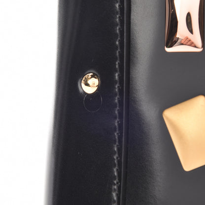Louis Vuitton Glazed Calfskin Sac Triangle PM Black 13 of 14