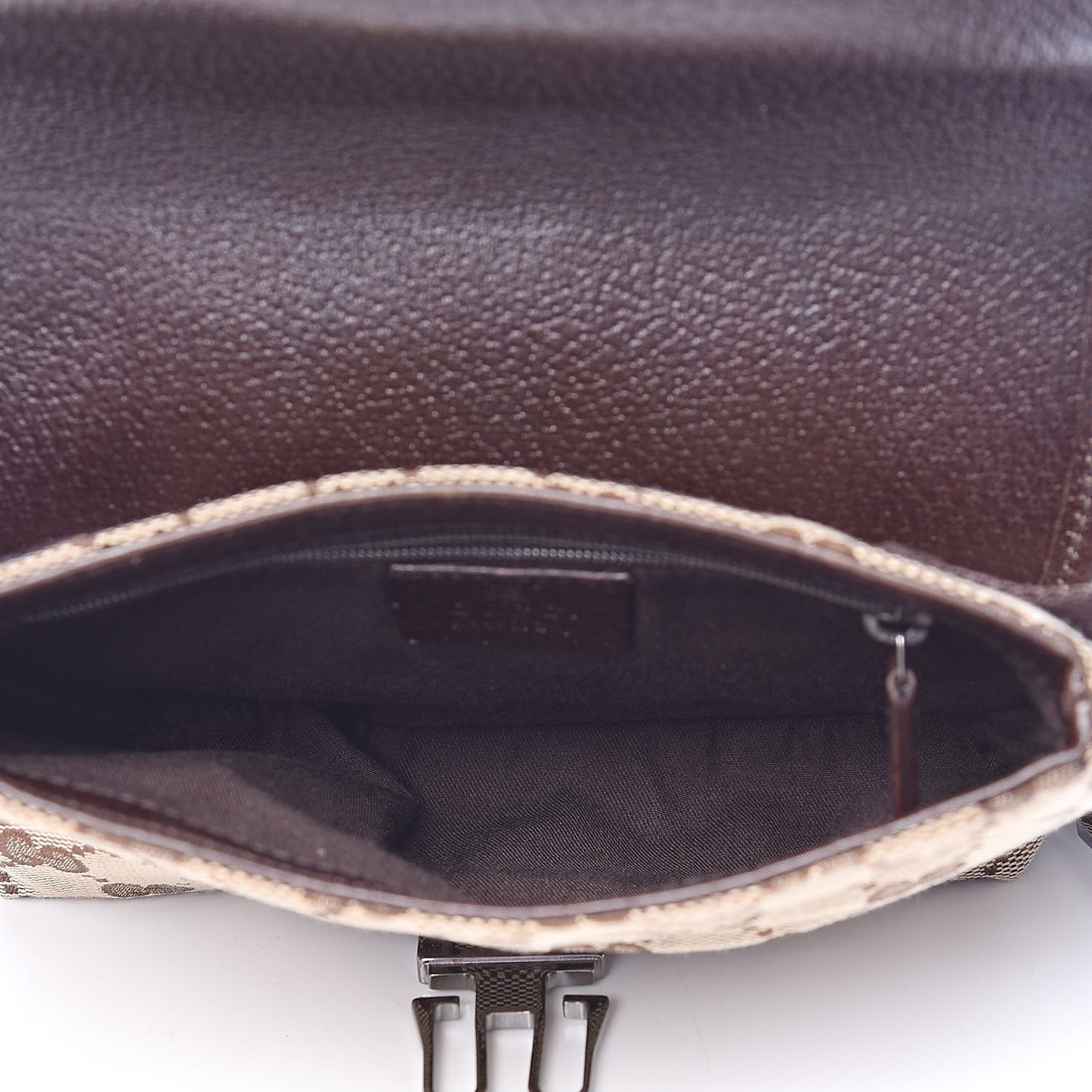 Monogram Waist Pouch Bag Dark Brown