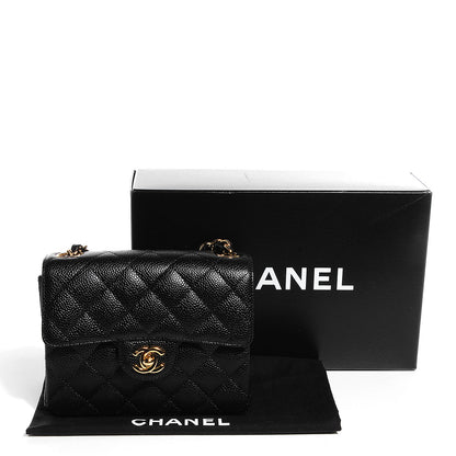 Chanel Caviar Quilted Mini Square Flap Bag Black 5 of 9
