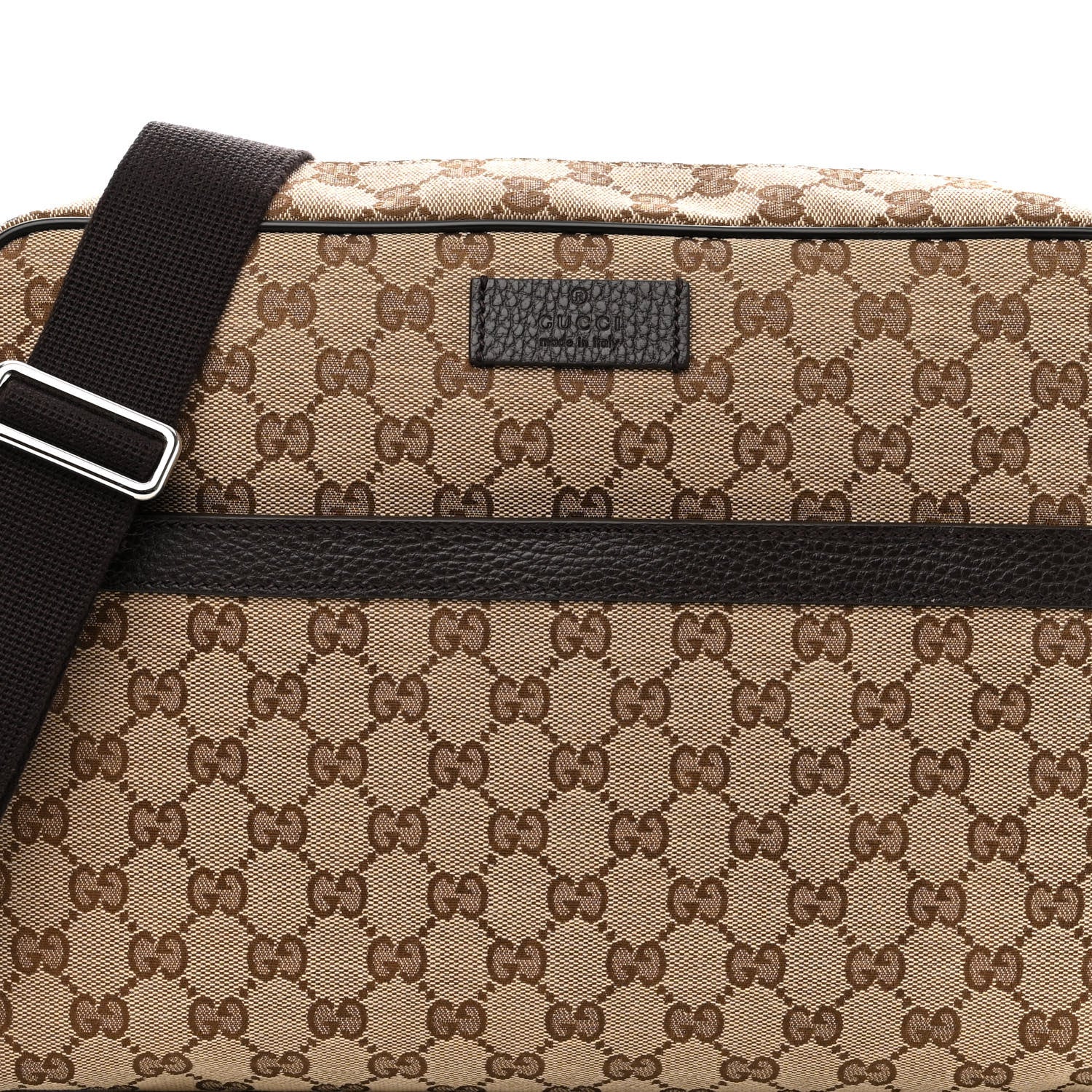 Gucci Monogram Messenger Bag Dark Brown 7 of 9