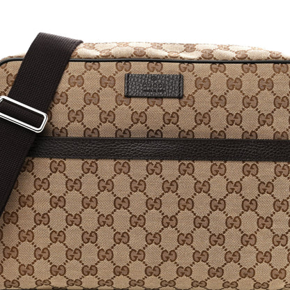 Gucci Monogram Messenger Bag Dark Brown 7 of 9