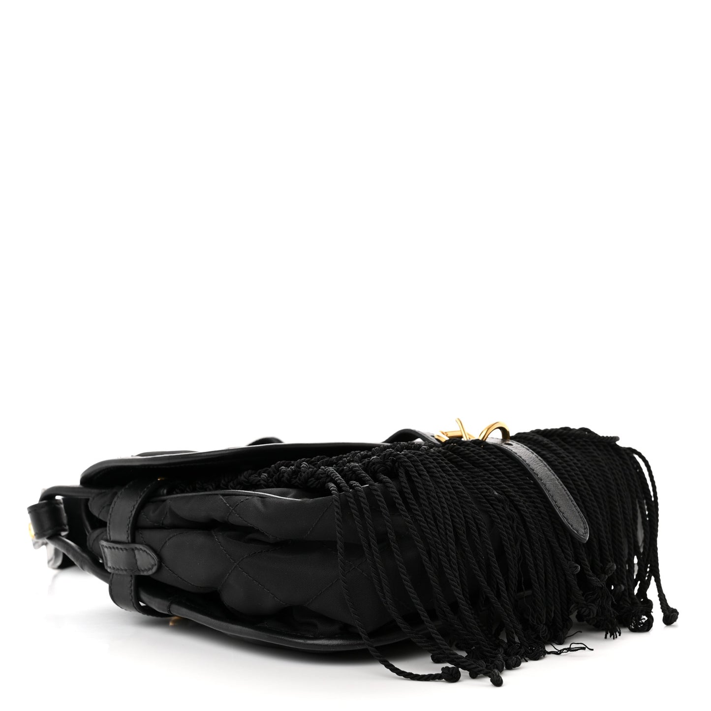 Tessuto Nylon Quilted Corsaire Hunting Bag Black