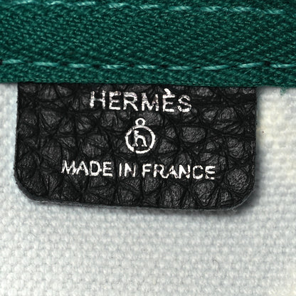 Hermes Cotton Goatskin Navette Petit H Pouch GM 7 of 9