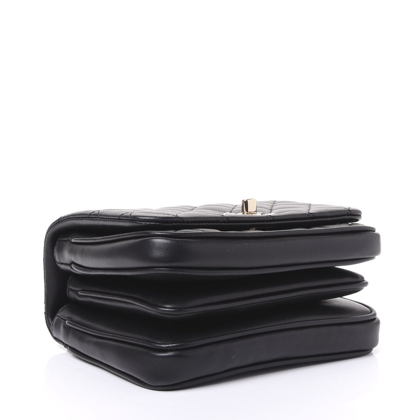 Lambskin Quilted Mini Citizen Chic Flap Black