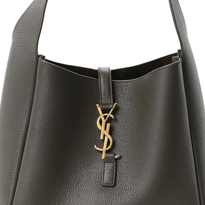 Saint Laurent Smooth Calfskin Small Le 5 A 7 Soft Hobo Light Musk 7 of 9