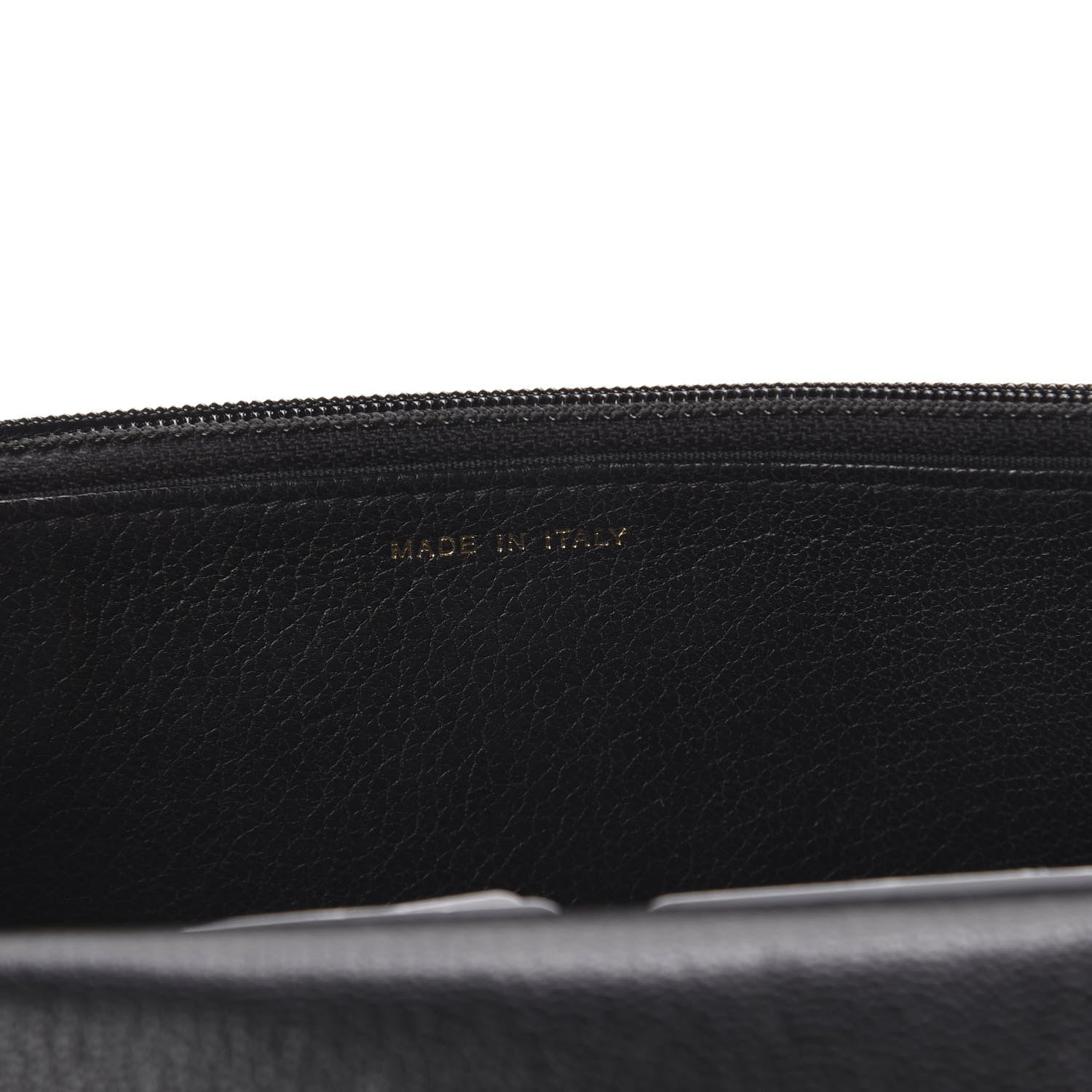 Chanel Patent Goatskin Quilted CC Eyelet Wallet On Chain WOC Black 8 of 9