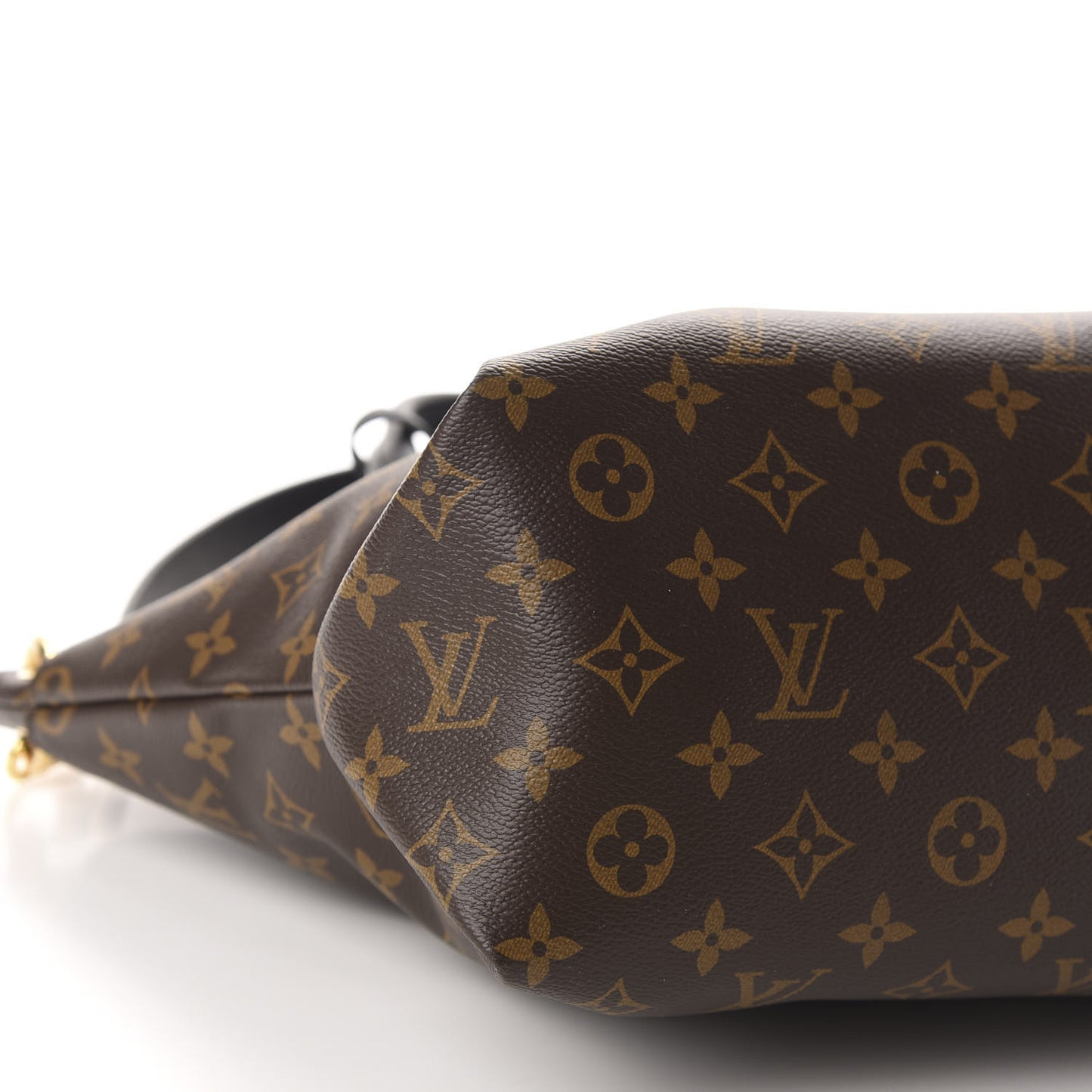 Monogram Flower Zipped Tote MM Black