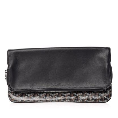 Goyard Goyardine Sainte Marie Soft Clutch Black 2 of 10