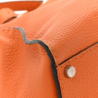 Fendi Cuoio Romano Selleria Bi-Color Medium Peekaboo Iconic Satchel Orange Stone 10 of 17