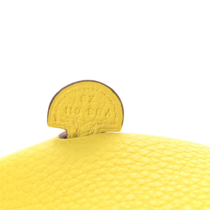 Hermes Taurillon Clemence Evelyne TPM Lime 7 of 11