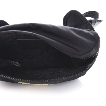 Versace Nylon Embroidered Belt Bag Black 5 of 9