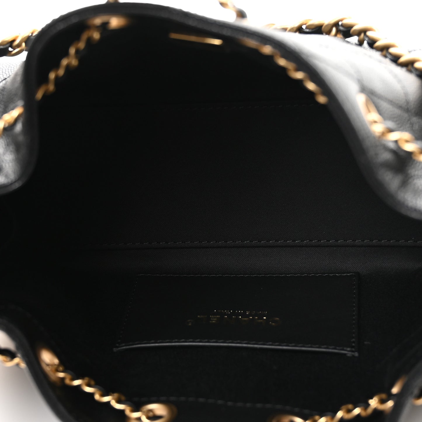 Caviar Quilted Mini Chanel 25 Handbag Black