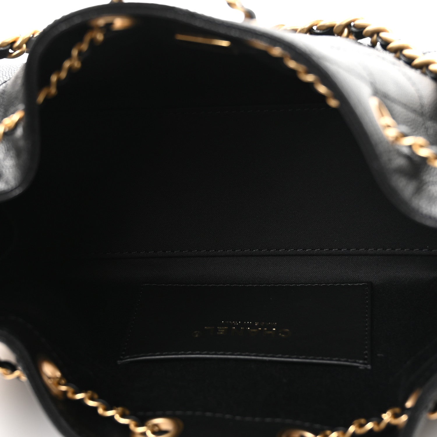 Chanel Caviar Quilted Mini Chanel 25 Handbag Black 5 of 11