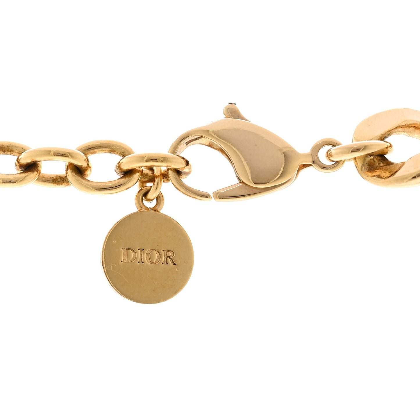 Metal Danseuse Etoile Chain Choker Necklace Gold