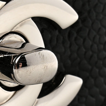 Chanel Caviar Quilted Medium Double Flap Black 11 of 12