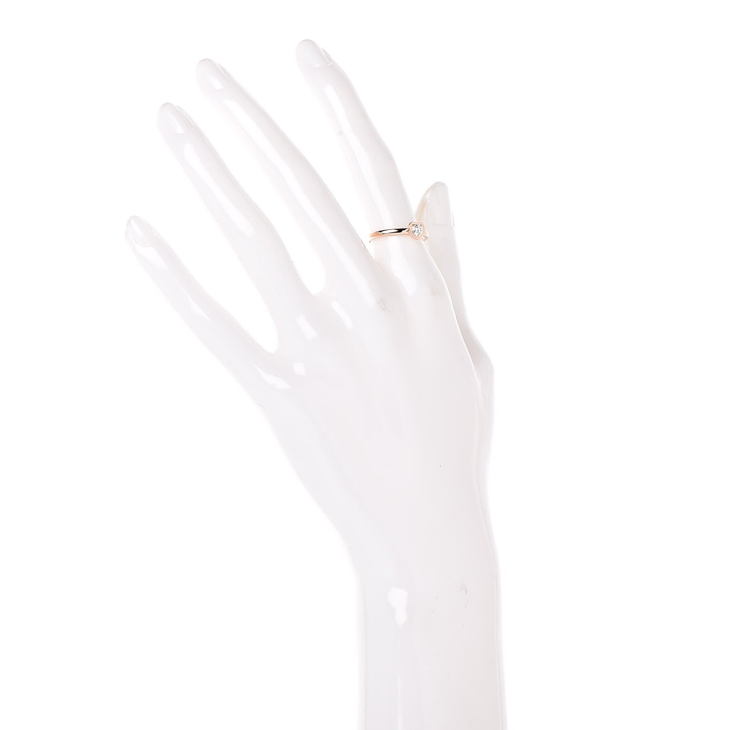 Cartier 18K Pink Gold Diamond D'Amour Heart Ring 50 5.25 2 of 6