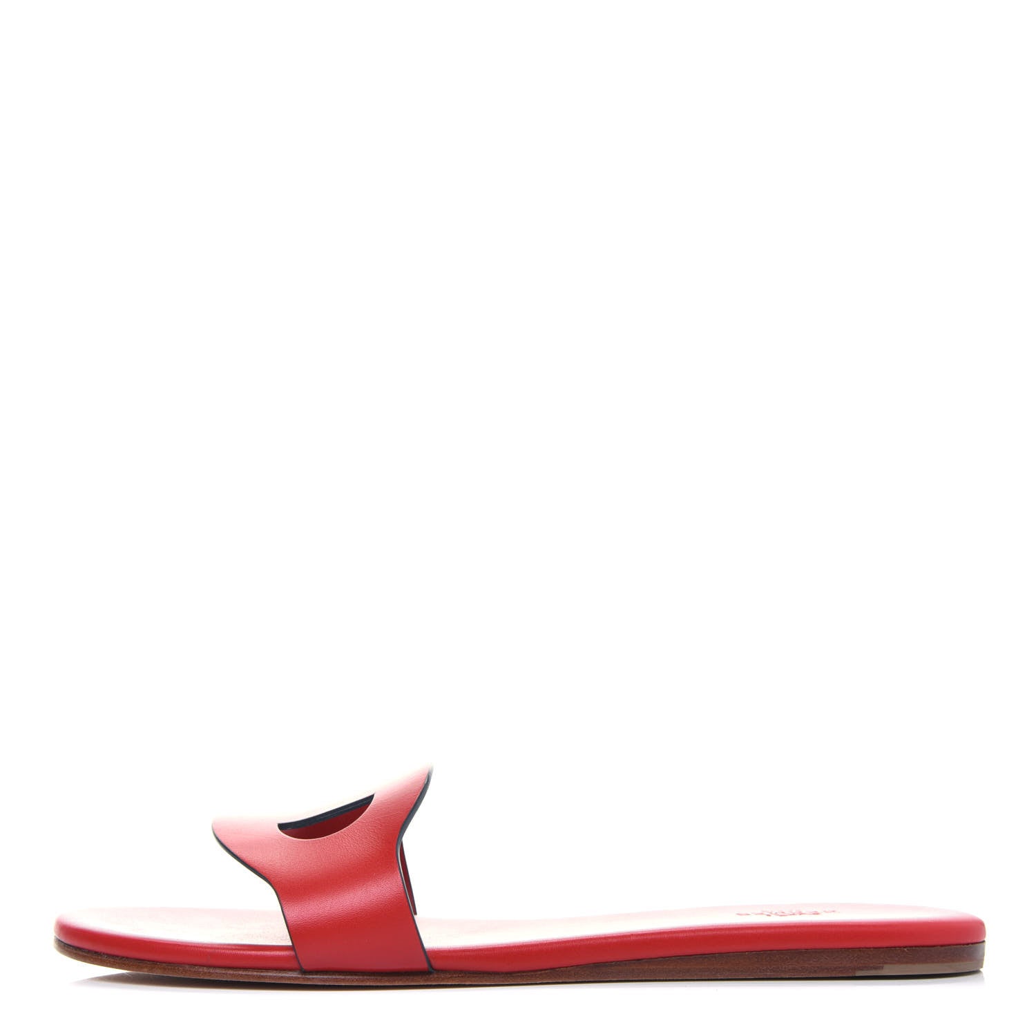 Hermes Calfskin Lisboa Sandals 39 Jasper Rouge 1 of 13