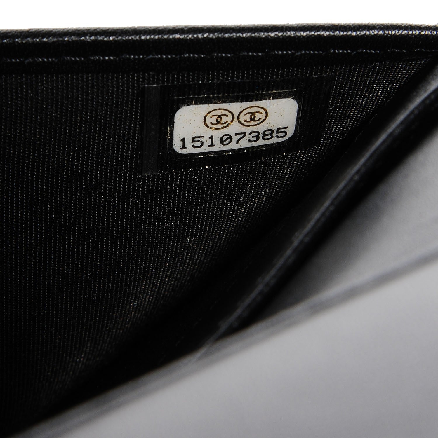 Chanel Caviar CC Timeless Large Zip Around Wallet Black 9 of 9