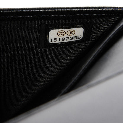Chanel Caviar CC Timeless Large Zip Around Wallet Black 9 of 9