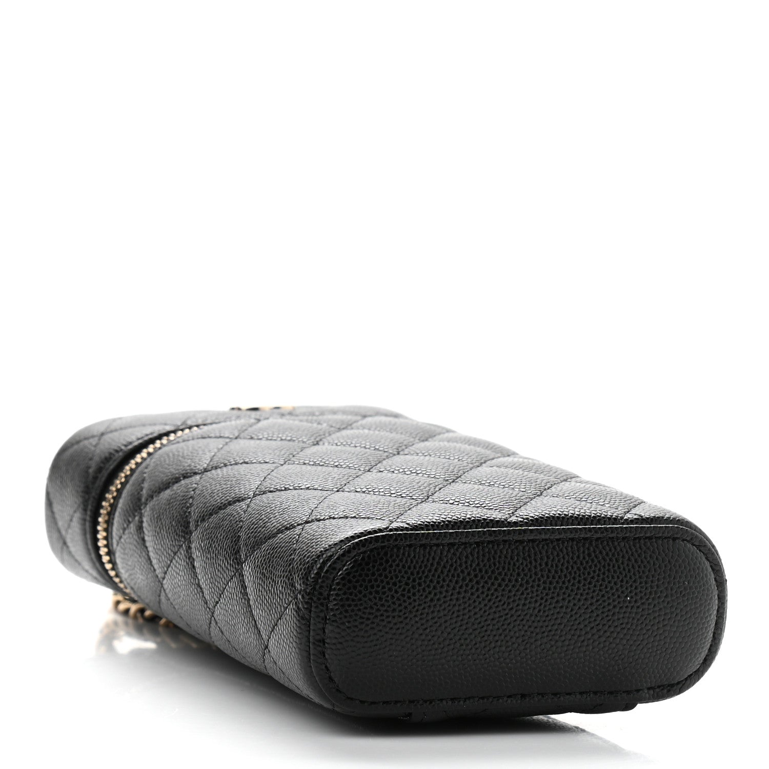 Chanel Caviar Quilted Phone Holder With Chain Black 4 of 11