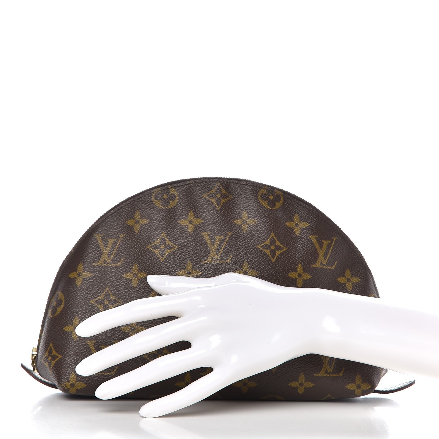 Louis Vuitton Monogram Trousse Demi Ronde 2 of 9