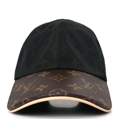 Louis Vuitton Polyester Silk Monogram LV Get Ready Cap M Black 2 of 8