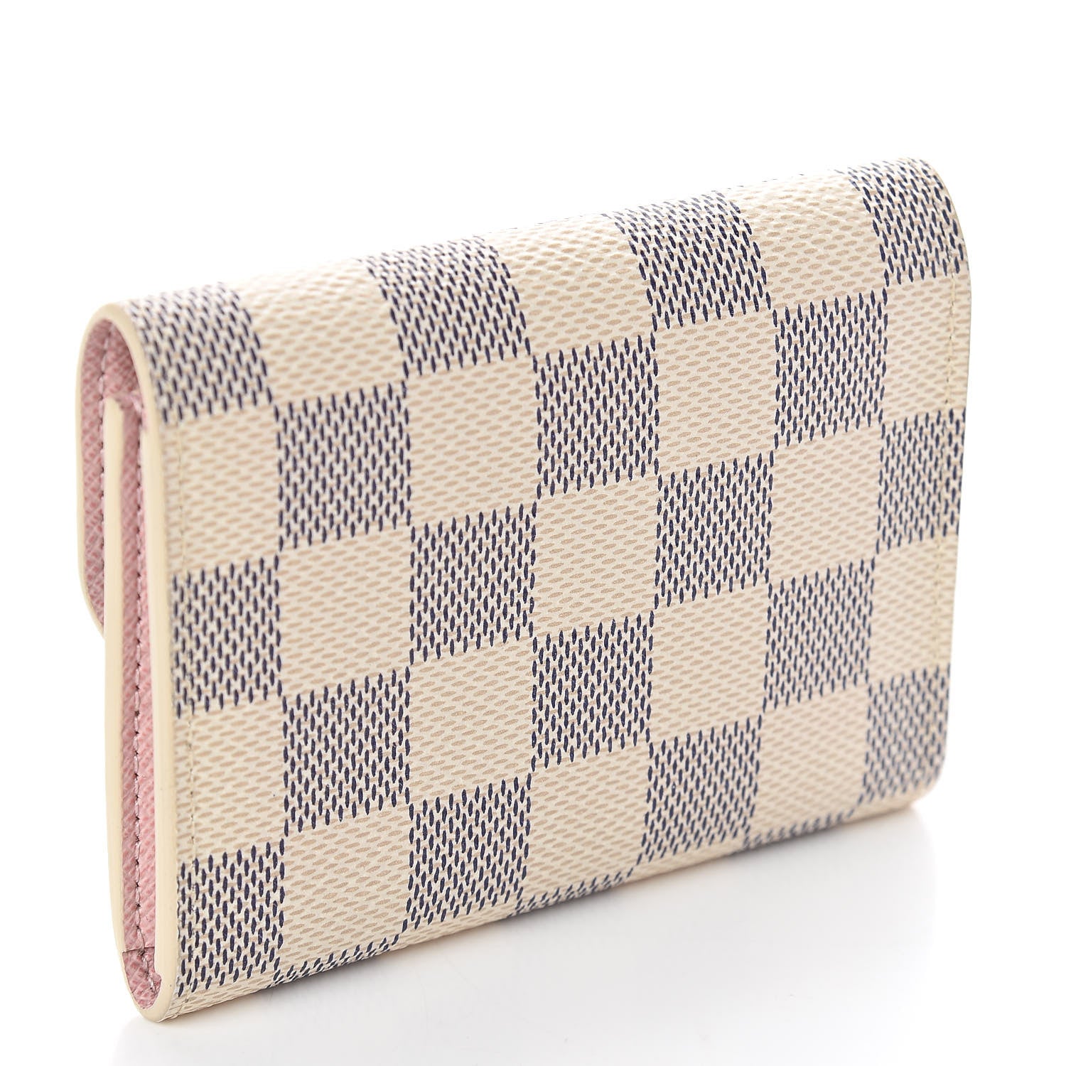 Louis Vuitton Damier Azur Rosalie Coin Purse Rose Ballerine 3 of 6
