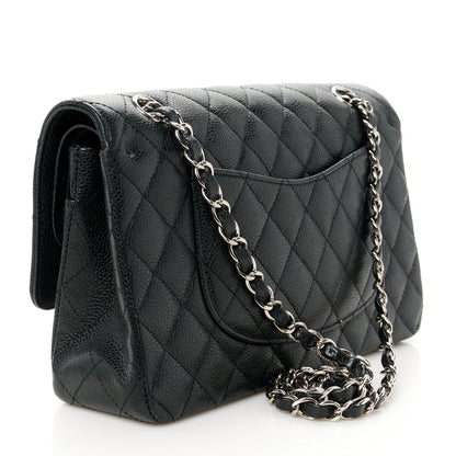Chanel Caviar Quilted Medium Double Flap Black 3 of 11