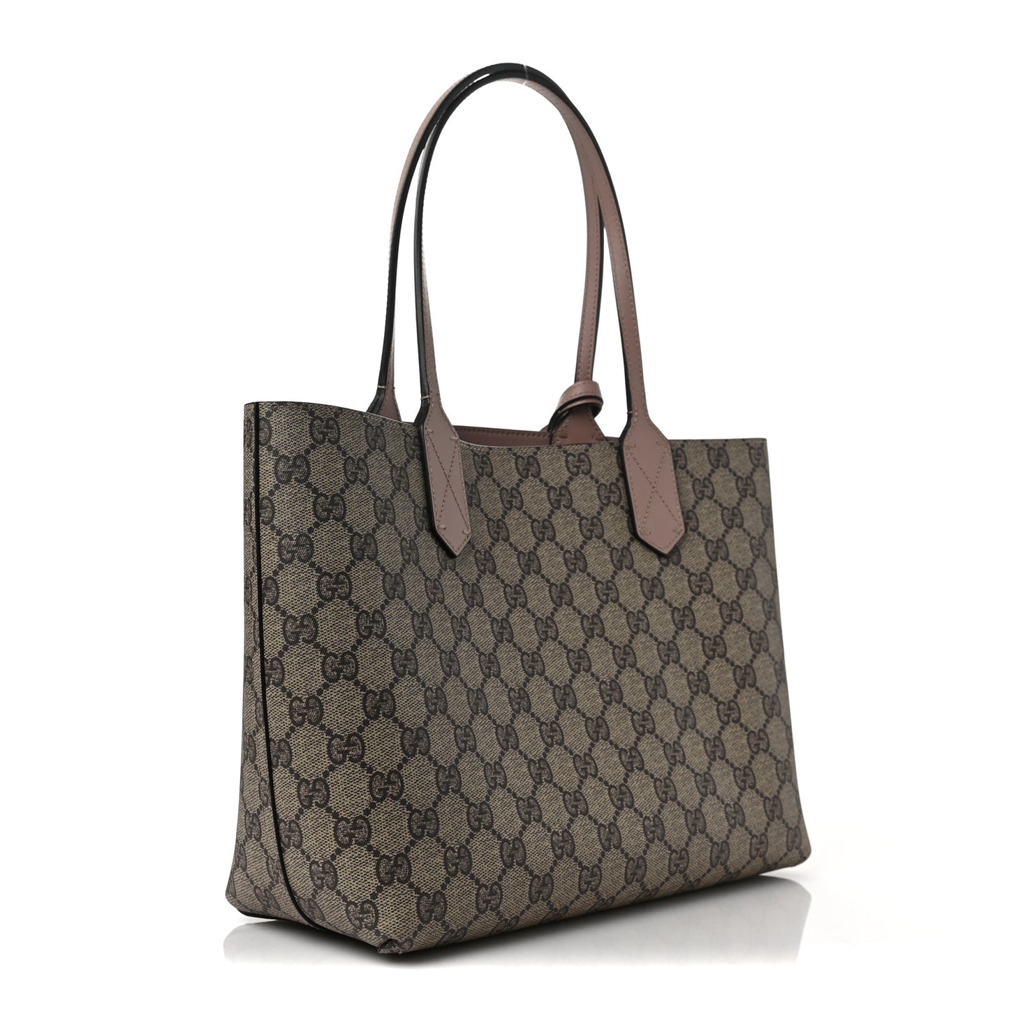 GG Supreme Monogram Small Reversible Tote Dark Cipria