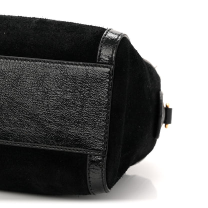 Gucci Suede Patent GG Web Medium Ophidia Boston Black 10 of 11