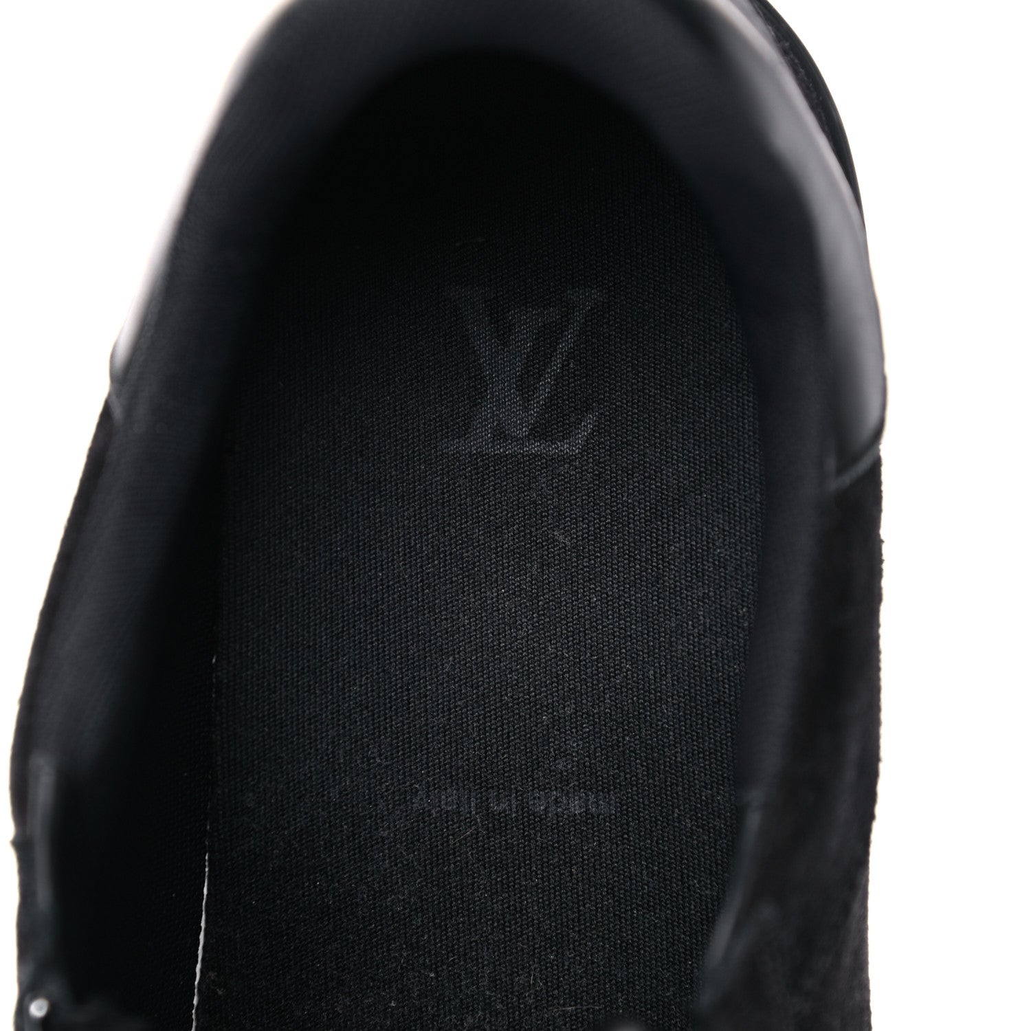 Louis Vuitton Suede Mens LV Trainer Sneakers 8 Black 7 of 11