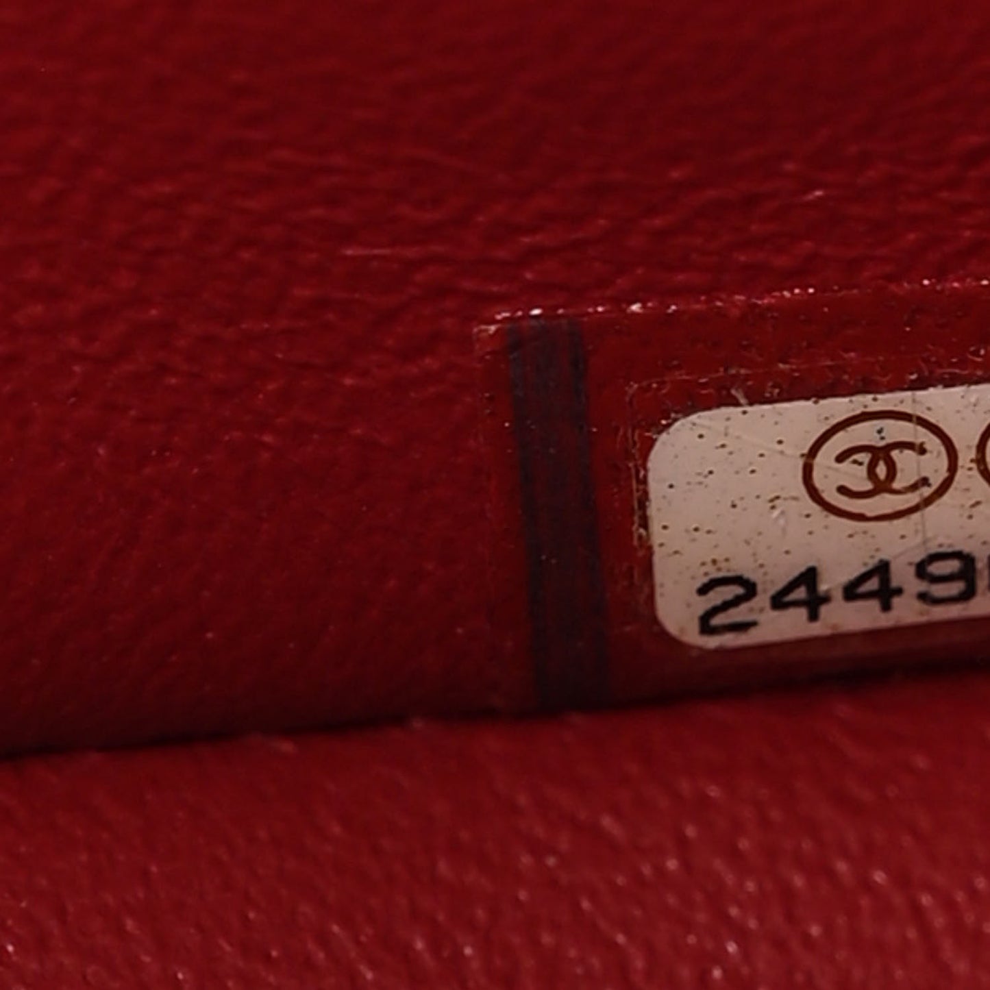 Caviar Quilted Mini Rectangular Flap Red