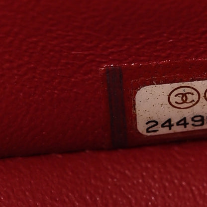 Chanel Caviar Quilted Mini Rectangular Flap Red 7 of 10