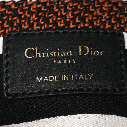 Christian Dior Canvas Embroidered Medium Lady D-Lite Ecru Multicolor 6 of 18