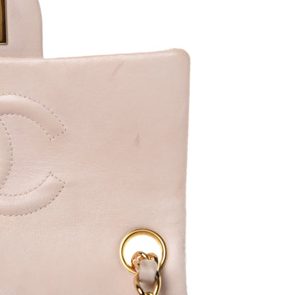 Chanel Lambskin Quilted Mini Square Flap Beige 18 of 21