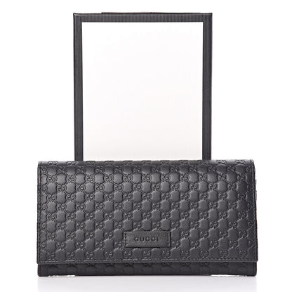 Gucci Soft Microguccissima Continental Wallet Black 11 of 11