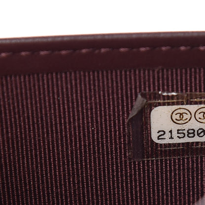 Chanel Caviar Micro Quilted Yen Wallet Grey 8 of 8