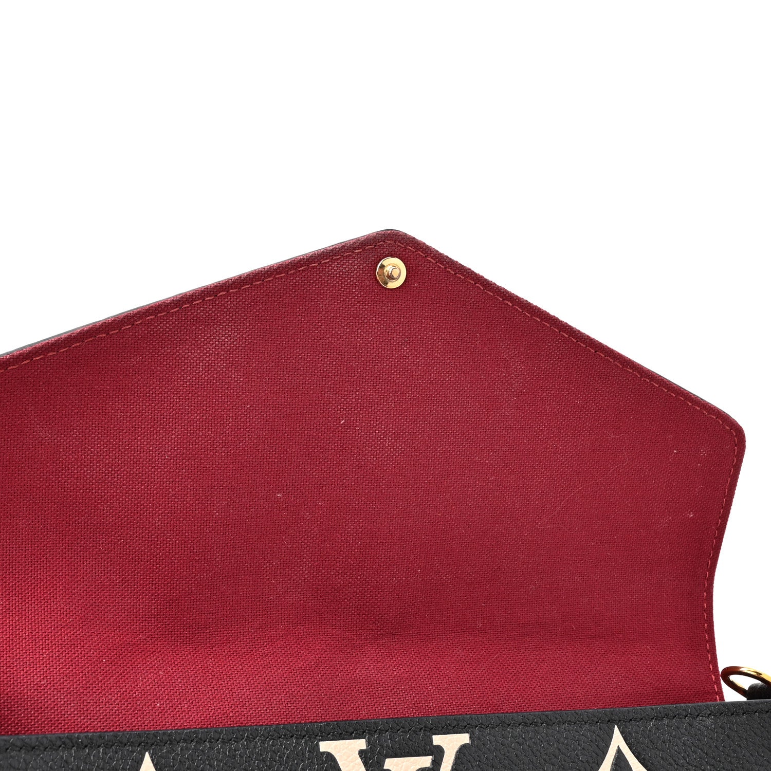 Louis Vuitton Empreinte Monogram Giant Felicie Pochette Black Beige 11 of 12