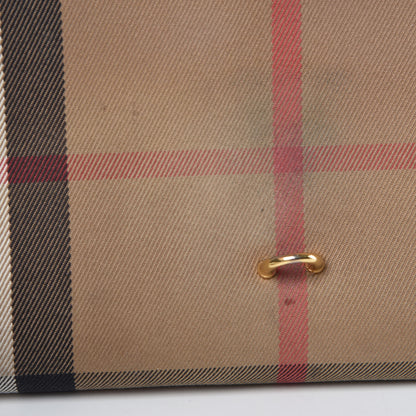 Burberry Derby Calfskin House Check Small Macken Crossbody Bag Tan 9 of 16