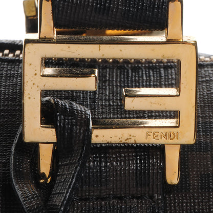 Fendi Zucchino Spalmati Forever Small Boston Moro Black 10 of 10
