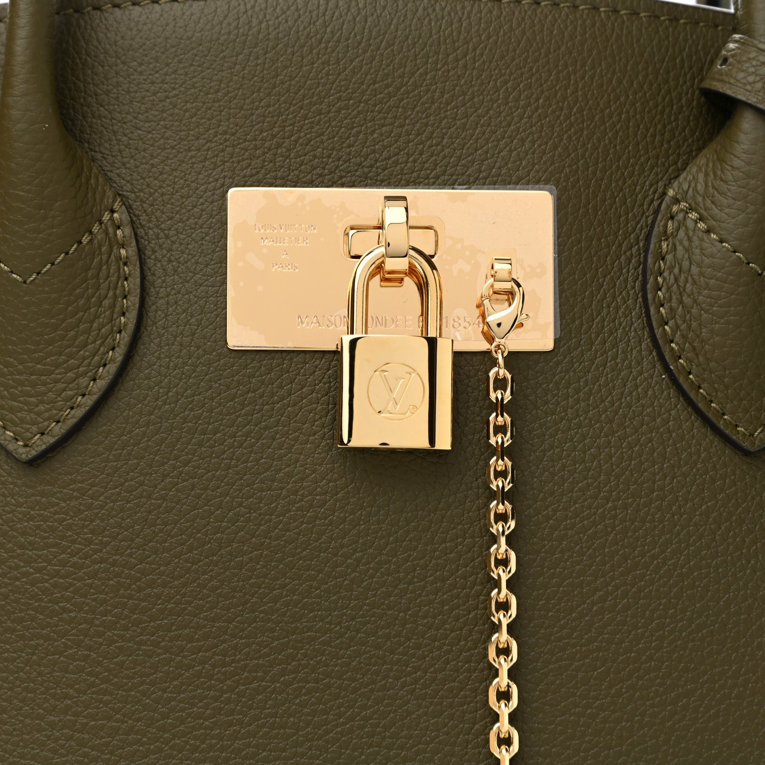 Louis Vuitton Veau Nuage Milla MM Laurier Green 6 of 8