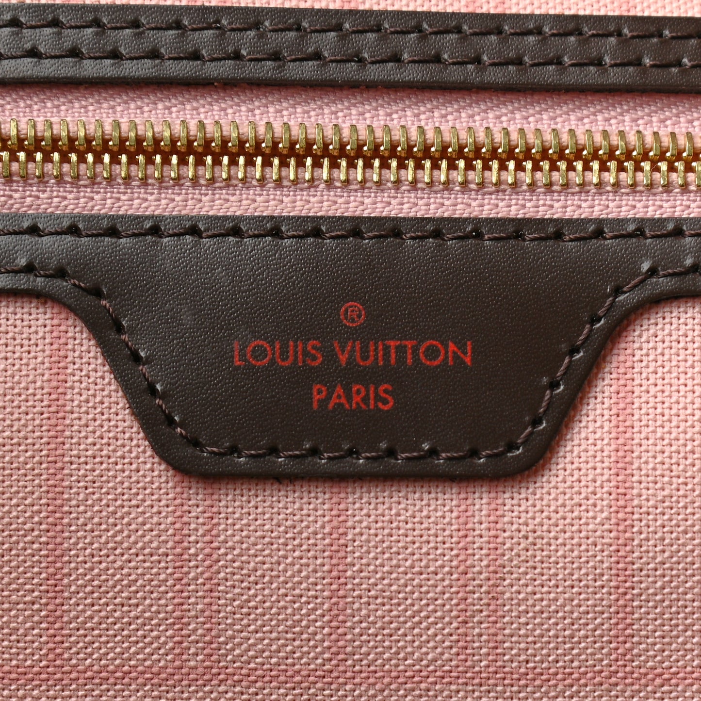 Damier Ebene Neo Neverfull MM Rose Ballerine