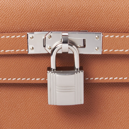 Hermes Madame Calfskin Kelly Sellier 25 Gold 21 of 32