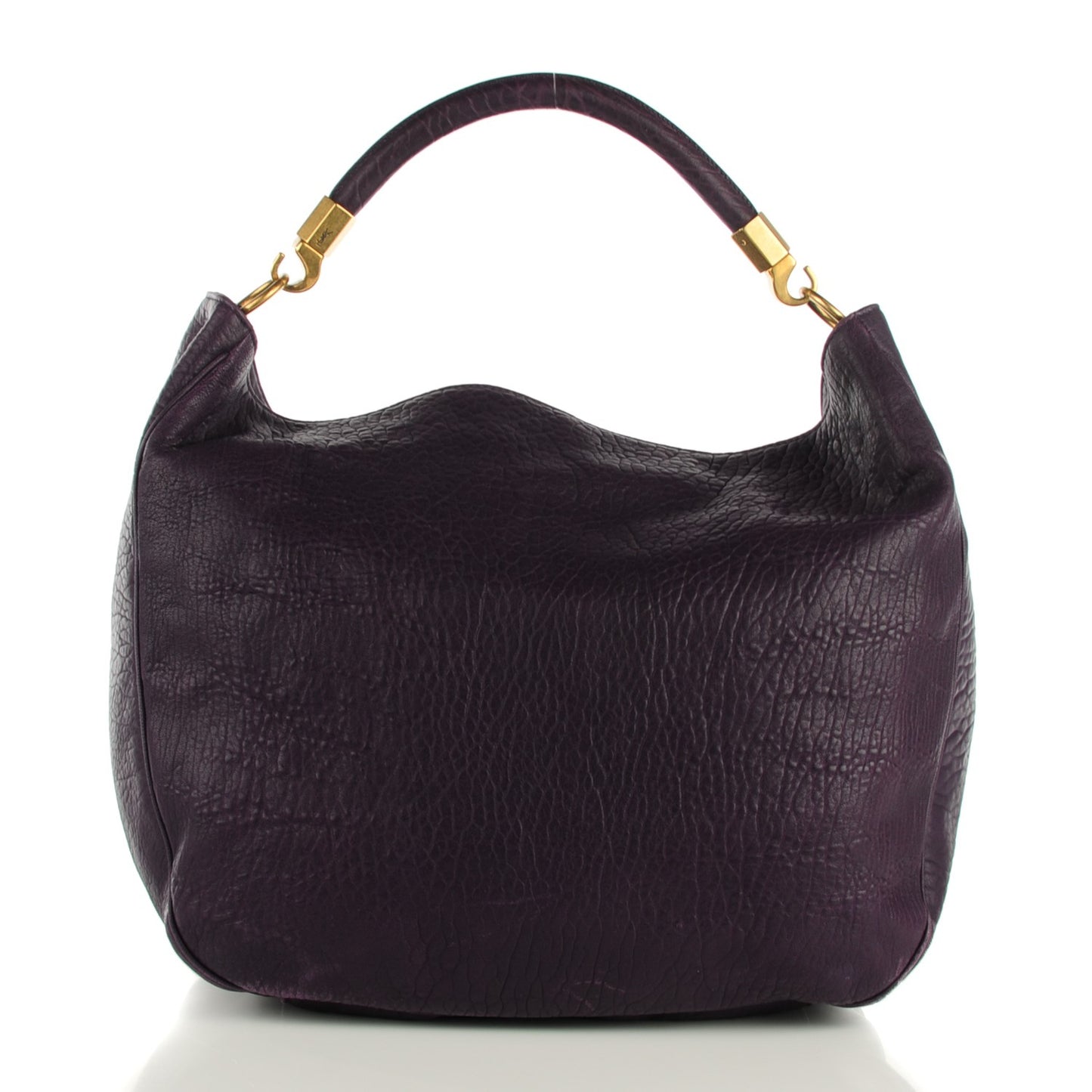 Lambskin Large Roady Hobo Purple