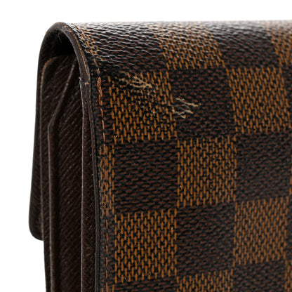 Louis Vuitton Damier Ebene Porte Tresor Etui Papier Wallet 12 of 14