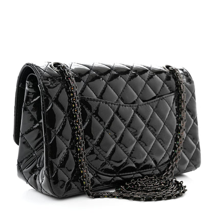 Chanel Patent Calfskin Quilted 2.55 Reissue 225 Flap So Black 3 of 12
