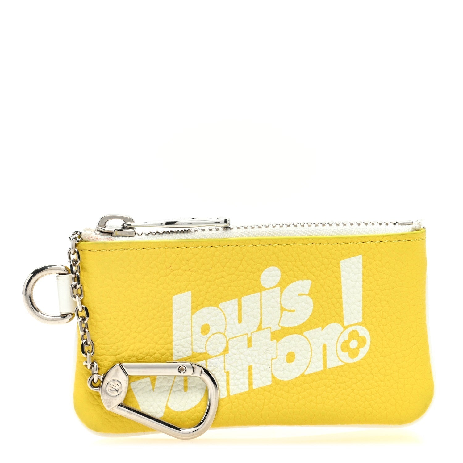 Louis Vuitton Calfskin Everyday LV Key Pouch Jaune 1 of 6