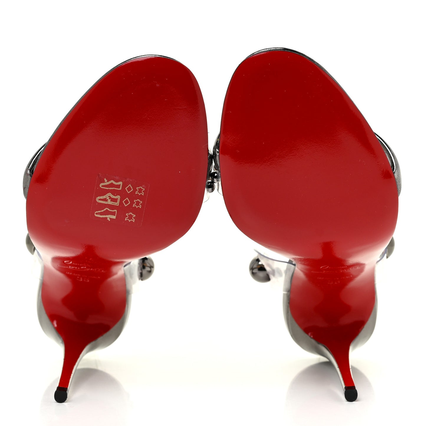 Specchio PVC Corinetta 100 Sandals 35 Gun Metal
